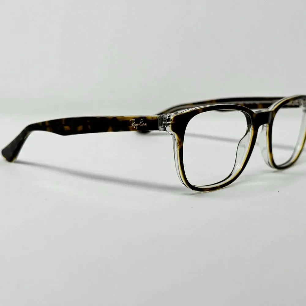 Ray-Ban RB1592 3805 Havana Transparent Kids Eyeglass Frames 48-16-130